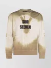 Mauna Kea Printed Sweatshirt With Ribbed Cuffs And Hem