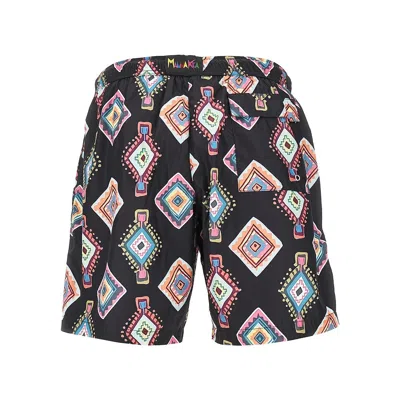 Mauna Kea Printed Swimshorts In Black