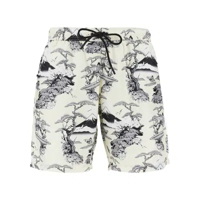 Mauna Kea Printed Swimshorts In White