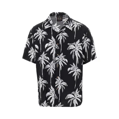 Mauna Kea Printed Viscose Shirt In Black