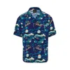 Mauna Kea Printed Viscose Shirt In Blue