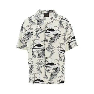 Mauna Kea Printed Viscose Shirt In White