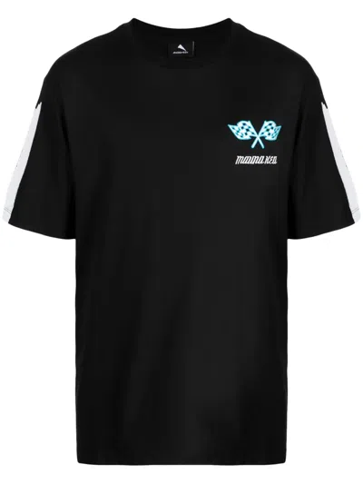 Mauna Kea Racing Team Cotton T-shirt In Black