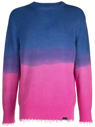 Mauna Kea Ribbed-knit Jumper In Blue