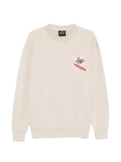 Mauna Kea Samurai-print Sweatshirt In Neutral