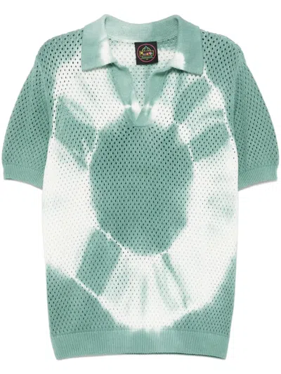 Mauna Kea Shibori Top In Green