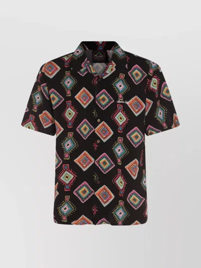 Mauna Kea Short Sleeve Geometric Pattern Shirt