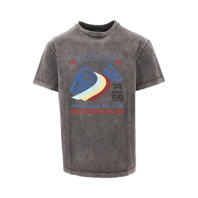 Mauna Kea 'slalom On The Volcano' T-shirt In Gray