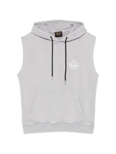 Mauna Kea Sleeveless Hoodie In Gray