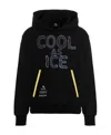 Mauna Kea Slogan-print Cotton Hoodie In Black