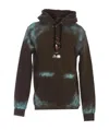 Mauna Kea Deer-print Cotton Hoodie In Black