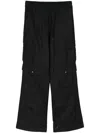 Mauna Kea Straight-leg Cotton Cargo Trousers In 黑色