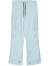 Mauna Kea Straight-leg Drawstring Cargo Trousers In 蓝色