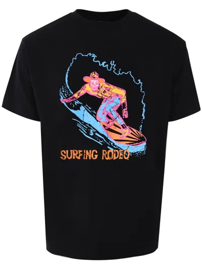 Mauna Kea Surfing Rodeo T-shirt In 黑色