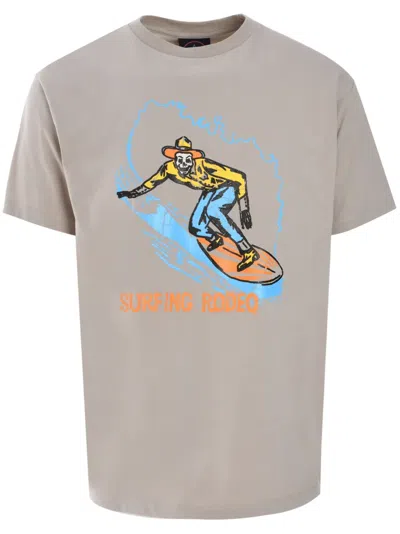 Mauna Kea Surfing Rodeo T-shirt In Neutrals