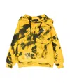 Mauna Kea Tie-dye Cotton Hoodie In Yellow