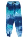 Mauna Kea Tie-dye Cotton Track Pants In Blue