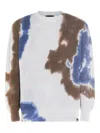 Mauna Kea Tie-dye Long Sleeve Crew Neck Sweater In Multi
