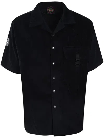 Mauna Kea Velvet Shirt In Black