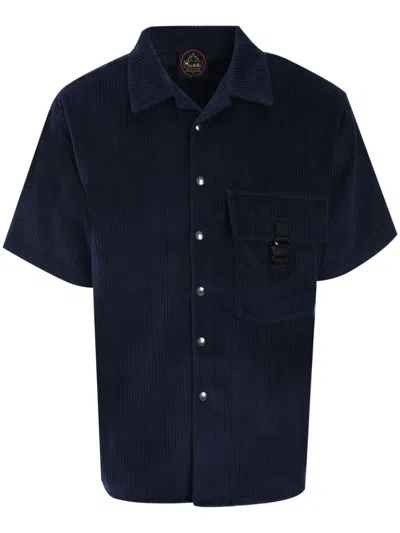 Mauna Kea Velvet Shirt In Blue