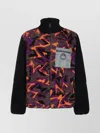 Mauna Kea Versatile Jacket With High Collar And Pockets In Multi