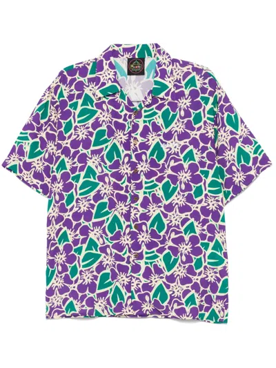 Mauna Kea Volcano Shirt In Purple