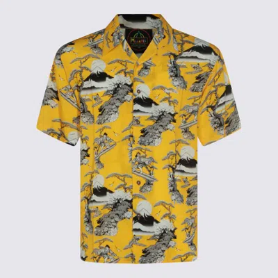 Mauna Kea Yellow And Multicolor Viscose Print Shirt