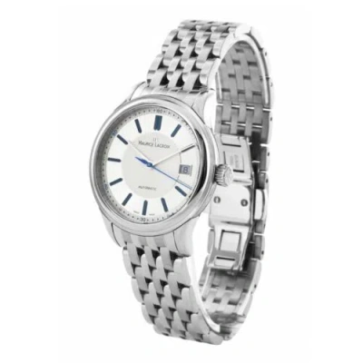 Pre-owned Maurice Lacroix Lc6027-ss002-133 Men's Les Classiques Silver-tone Automatic
