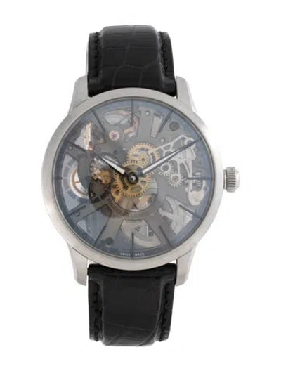 Pre-owned Maurice Lacroix Masterpiece Skeleton Watch In Multicolor