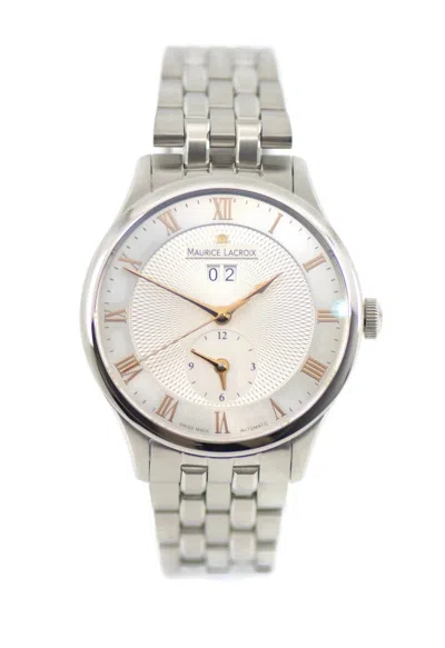 Pre-owned Maurice Lacroix Masterpiece Tradition Stainless Steel Watch Mp6707