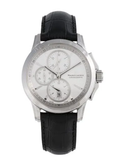 Pre-owned Maurice Lacroix Pontos Chronograph In Multicolor