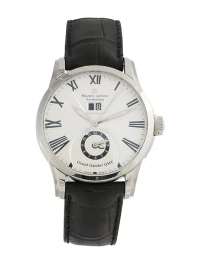 Pre-owned Maurice Lacroix Pontos Grand Guichet Gmt Watch In Multi