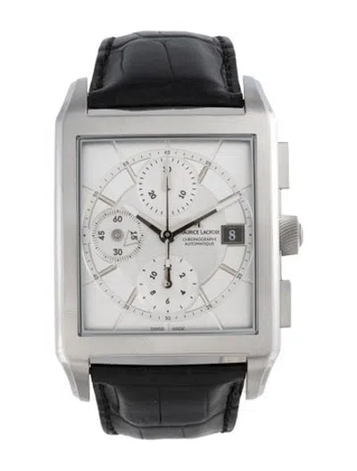 Pre-owned Maurice Lacroix Pontos Rectangulaire In Multicolor