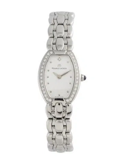 Pre-owned Maurice Lacroix Selena Watch, 20mm In Multicolor