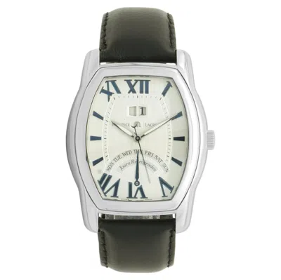 Pre-owned Maurice Lacroix Stainless Steel Masterpiece Jours Retrograde 39mm In Multiple