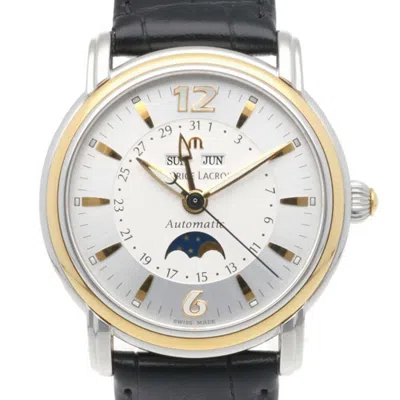 Pre-owned Maurice Lacroix Stainless Steel Yellow (18k) Wristwatch () In Multi