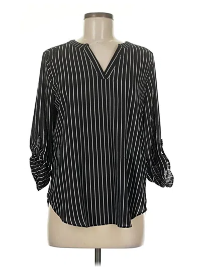 Maurices 3/4 Sleeve Blouse In Black