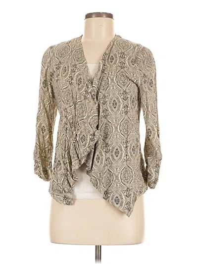 Pre-owned Maurices 3/4 Sleeve Blouse In Gray