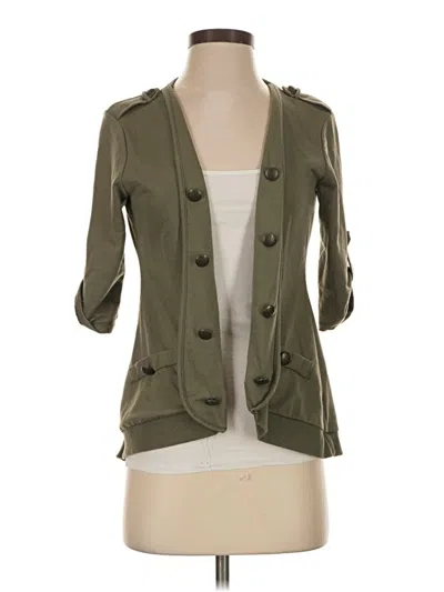 Pre-owned Maurices 3/4 Sleeve Blouse In Green