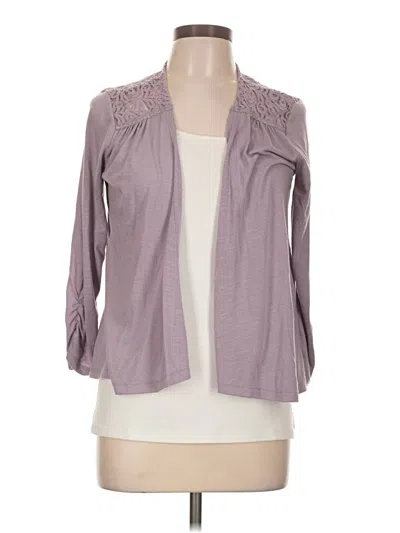 Pre-owned Maurices 3/4 Sleeve Blouse In Purple