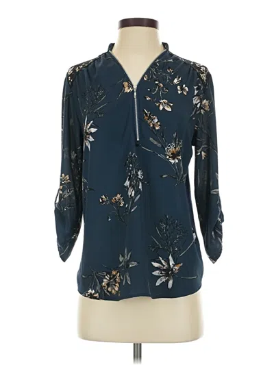 Pre-owned Maurices 3/4 Sleeve Blouse In Teal