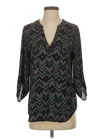 Pre-owned Maurices 3/4 Sleeve Blouse In Teal