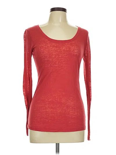 Pre-owned Maurices 3/4 Sleeve T-shirt In Red