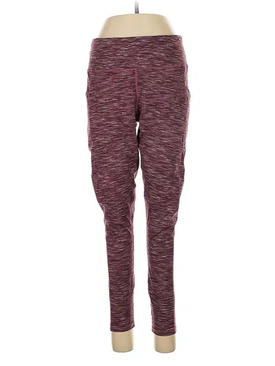 Pre-owned Maurices Active Pants In Burgundy
