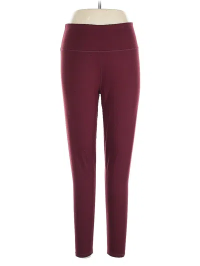 Pre-owned Maurices Active Pants In Burgundy