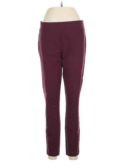 Pre-owned Maurices Active Pants In Burgundy