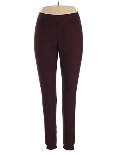 Pre-owned Maurices Active Pants In Burgundy