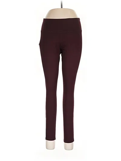 Pre-owned Maurices Active Pants In Burgundy