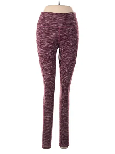 Pre-owned Maurices Active Pants In Burgundy