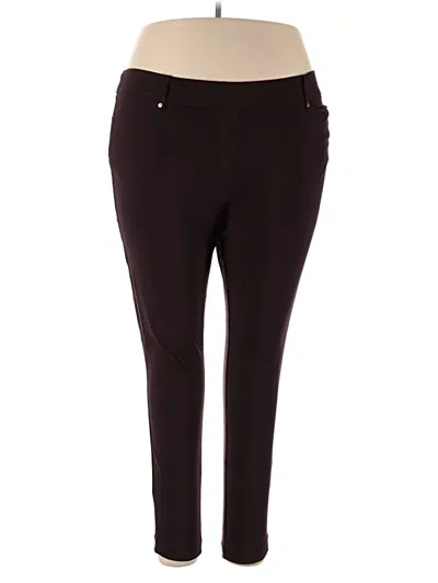 Pre-owned Maurices Active Pants In Burgundy